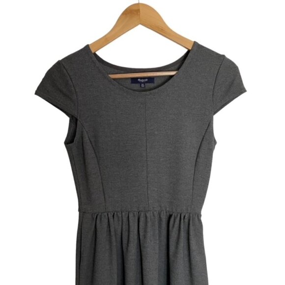 Madewell Grey Ponte Screenplay Dress XSmall - Picture 5 of 6